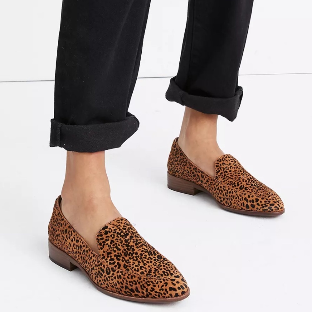 Madewell The Frances Loafer Mini Cheetah Leopard Print